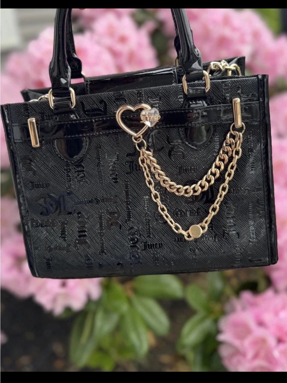 Juicy Couture Open Heart Satchel Crossbody